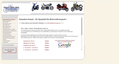 Desktop Screenshot of motorradtransport.at