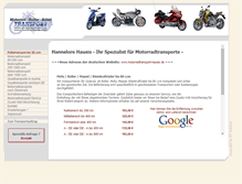 Tablet Screenshot of motorradtransport.at